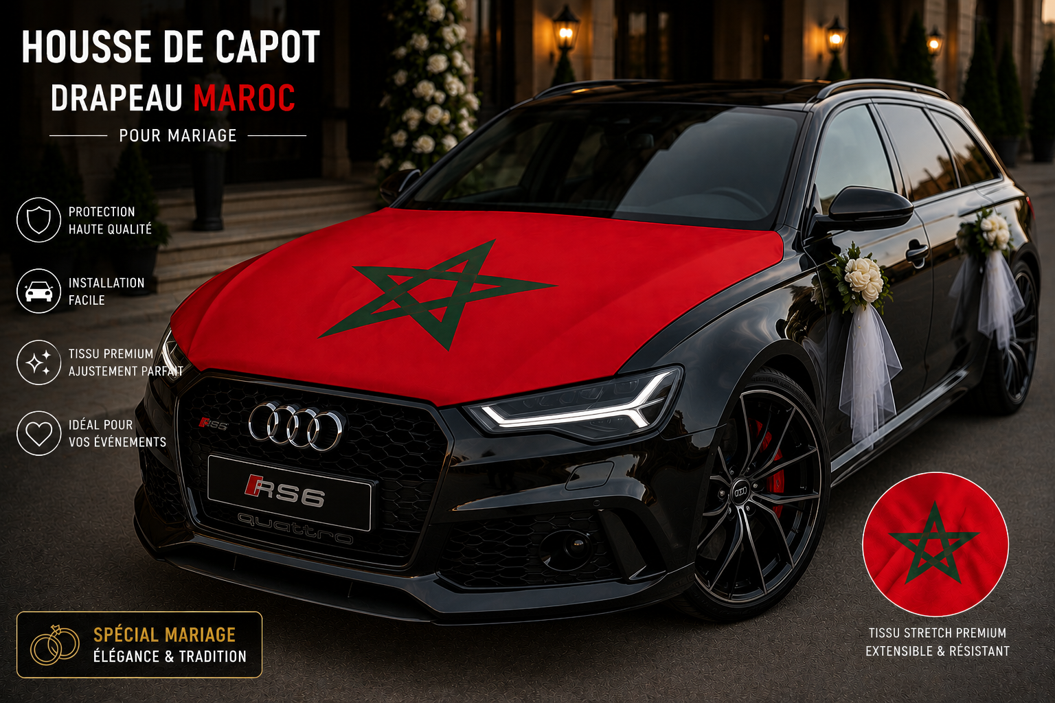Housse de rétroviseur Maroc