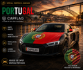 Pack Total Look Portugal : drapeau de capot et housses de rétroviseurs assortis — CapFlag